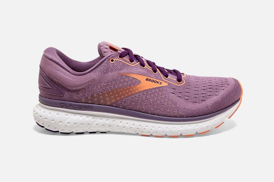 Brooks Glycerin 18 Women Fitness Shoes & Road Running Shoes Pink XTY135708